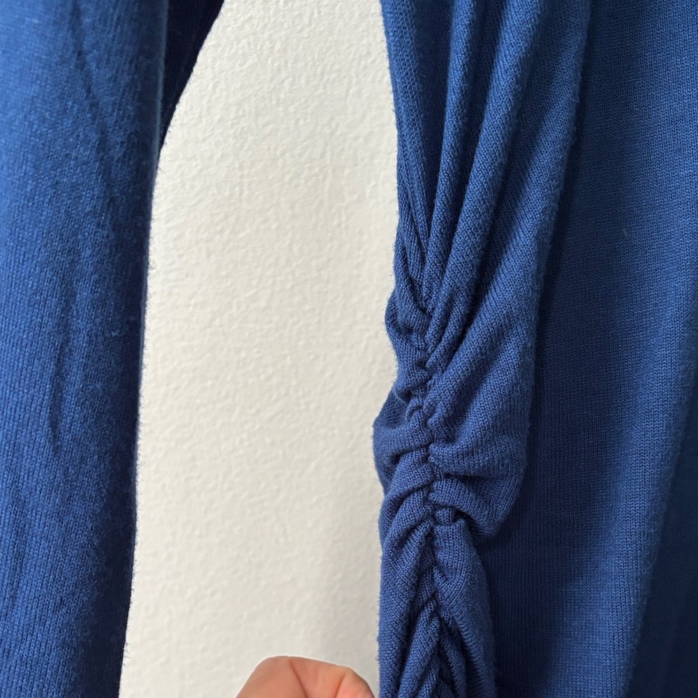 Banana Republic Deep Blue Soft Luxe Dress - Picture 4 of 4